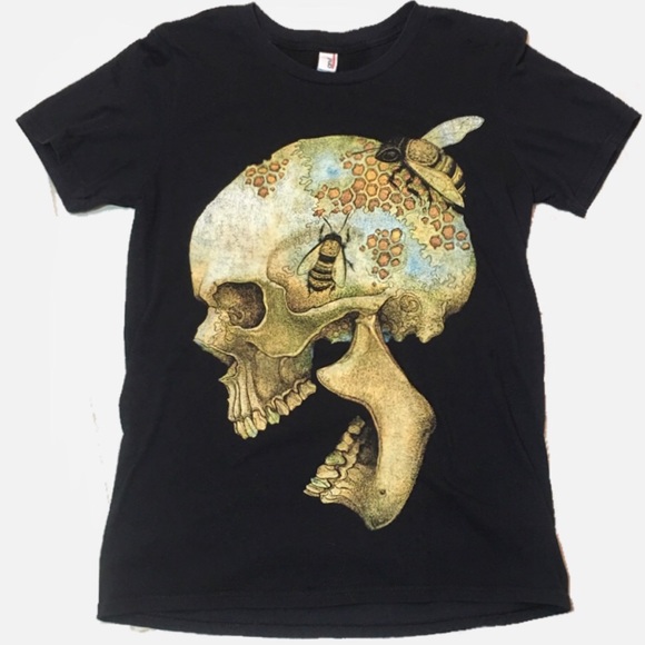 Anvil Tops - Chelsea Grin Skull And Bees Band T-Shirt